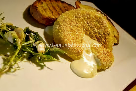 Tomme vaudoise en croûte panée